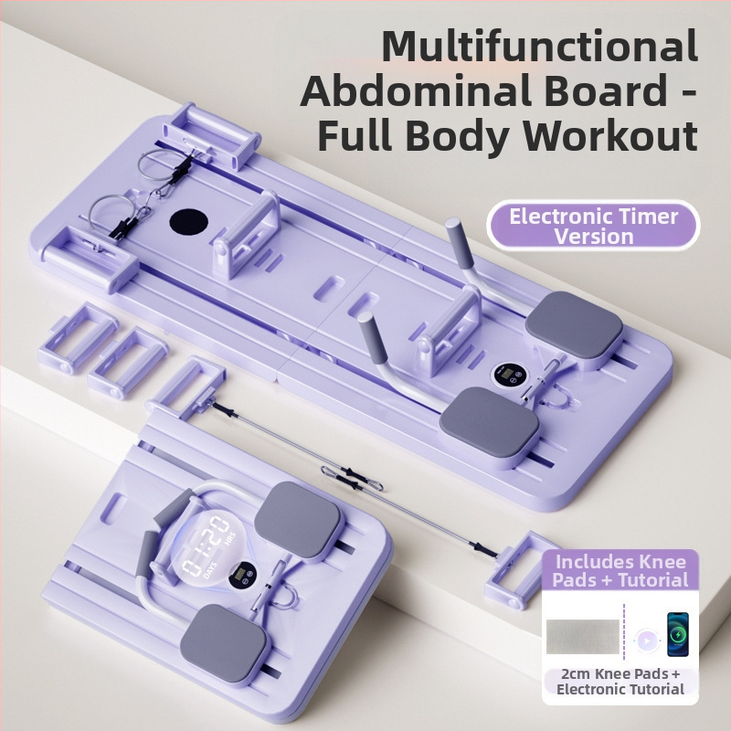 Uus multifunktsionaalne tervislik veebipõhine koduse treeningvestiga kõhulihaste lameda toega treeninglaud