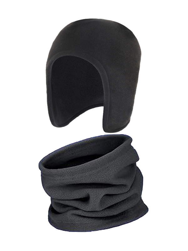 Piiriülene sügis-talvine polaarfliisist Lei Feng mütsi-sall, jalgrattasõiduga seotud paksendatud sametist külmakindel kõrvakaitsemüts