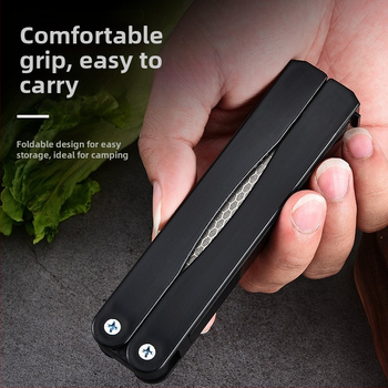 Kokkupandav teritusriist kaasaskantav teritaja kahepoolne paks ja õhuke terituskivi smirgellihvimine kalakonksu veski