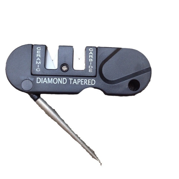 Kaasaskantav EDC teritusvahend multifunktsionaalne õues kasutatav multifunktsionaalne volframterasest teritaja terituskepp