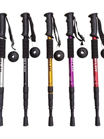 Alumiiniumisulamist mägironimiskepp T-käepidemega 4 kaasaskantavat matkamiskeppi mägironimiskeppide tootjate hulgimüük