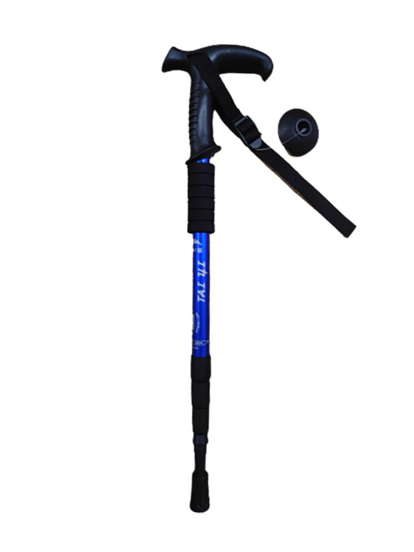 Alumiiniumisulamist mägironimiskepp T-käepidemega 4 kaasaskantavat matkamiskeppi mägironimiskeppide tootjate hulgimüük