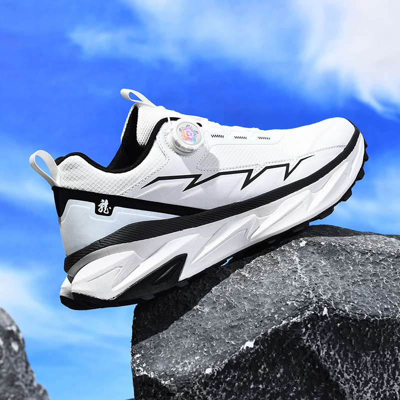 2025 tavaszi és nyári nagy méretű forgó csatos hálós sportcipők férfi futócipők divatos hétköznapi legegyszerűbb mérkőzésre lélegző trendi cipők