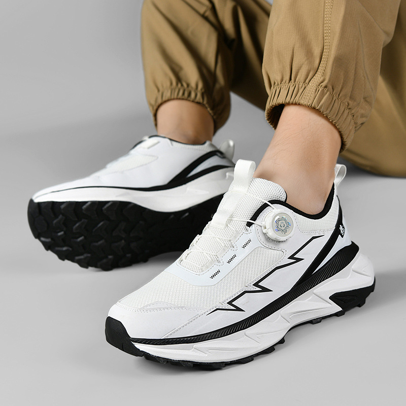 2025 tavaszi és nyári nagy méretű forgó csatos hálós sportcipők férfi futócipők divatos hétköznapi legegyszerűbb mérkőzésre lélegző trendi cipők