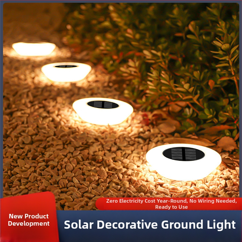 Трансгранична слънчева подземна лампа, външна лампа за двор, лампа за тревна площ, външна градинска декорация, пейзажна лампа, стъпаловидна лампа