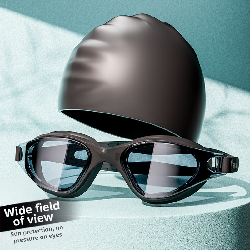 Plaukimo akiniai HD nerasojantys ir vandeniui atsparūs moteriški plaukimo akiniai trumparegystės plaukimo akiniai vyrų plaukimo profesionali įranga