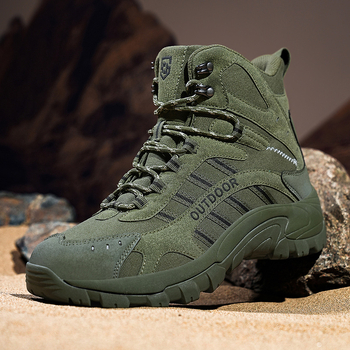 Téli férfi alkalmi hegymászó bakancs, kültéri, vízálló, magas szárú sivatagi bakancs, kopásálló taktikai bakancs, férfi plus size katonai cipő, férfi
