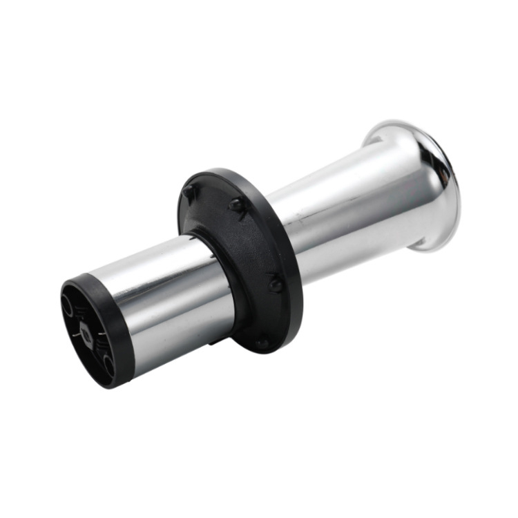 12V3A автомобилен клаксон 110db Автомобилен еднотръбен клаксон супер силен модифициран мотоциклет камион сребърен странен клаксон