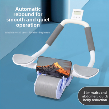 Piiriülene kõhulihaste terviseratas automaatne tagasilöögirull kõhulihaste treenimiseks meeste ja naiste kodumajapidamises kasutatavate küünarnuki tugirullide tootjad hulgimüük