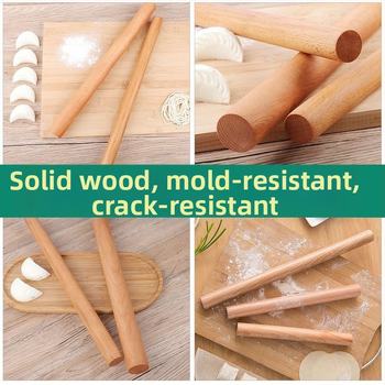 Πλάστης οικιακής χρήσης από μασίφ ξύλο Πλάστης αντικολλητικός από έβενο Πλάστης ζυμαρικών από δέρμα κουζίνας χονδρικής