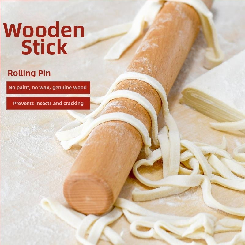 Точилка за домакински изделия от масивна дървесина, точилка за кнедли от абанос, незалепваща, кухня на едро