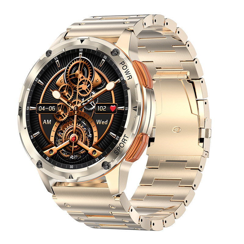 Új AK59 Bluetooth hívás okosóra HD AMLOED kijelző pulzusmérő vérnyomás vér oxigén sport okosóra