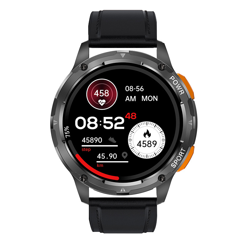 Új AK59 Bluetooth hívás okosóra HD AMLOED kijelző pulzusmérő vérnyomás vér oxigén sport okosóra