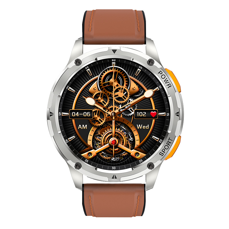 Új AK59 Bluetooth hívás okosóra HD AMLOED kijelző pulzusmérő vérnyomás vér oxigén sport okosóra