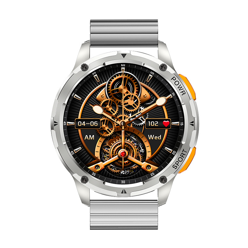 Új AK59 Bluetooth hívás okosóra HD AMLOED kijelző pulzusmérő vérnyomás vér oxigén sport okosóra