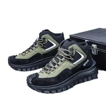 Férfi cipők Tavaszi és őszi Csúszásmentes Kopásálló Kültéri Ifjúsági Magasszárú Kültéri Szerszámcipők Új Férfi Lapos Martin Csizma