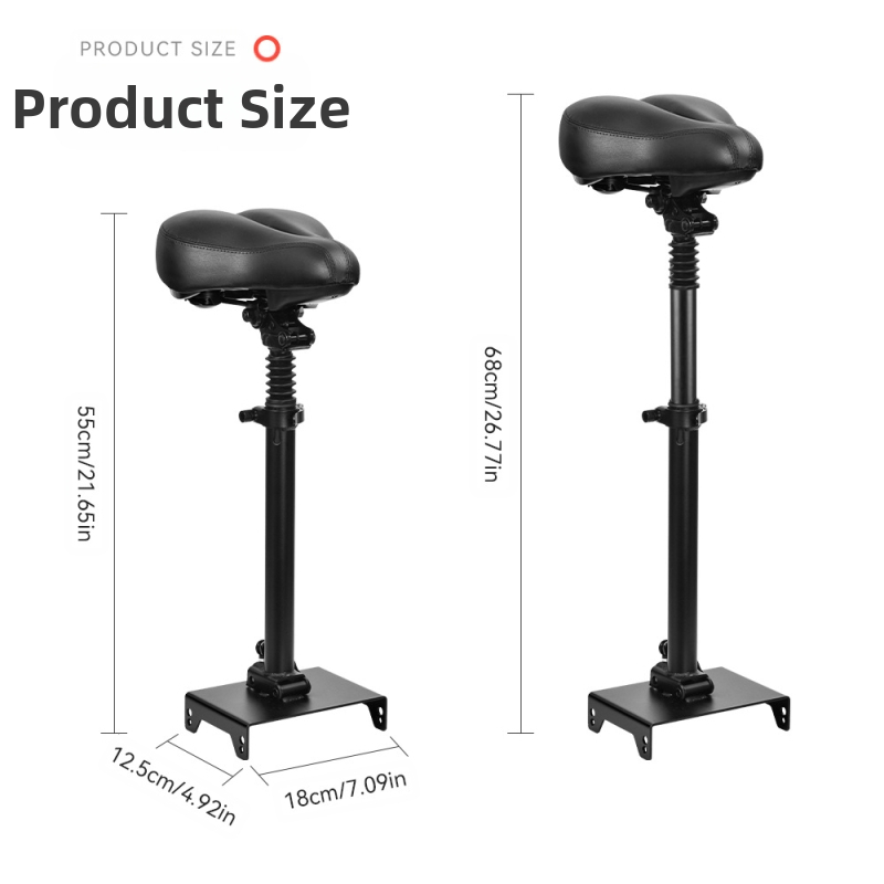 Подходяща за тротинетка № 9 MAX G30/G30 LP, бързо сгъваема, безпроблемна, двойна, амортизираща седалка.