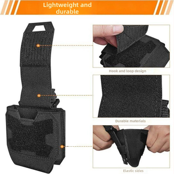 Amazoni kiirkinnitusega korrakaitse käerauad vöökott õues kasutamiseks mõeldud taktikalise turvalisuse patrullitöö tarvikute kiirkinnitusega käekott