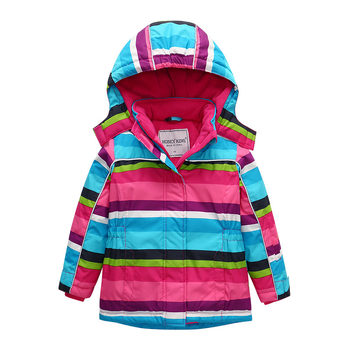 Gyári közvetlen nagykereskedelem HONEYKING kültéri lányoknak való meleg és kényelmes gyermek síruhák pamuttal bélelt ruhák