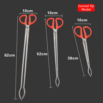 Щипка за змиорка от оризово поле, щипка за раци, щипка за морска змиорка, щипка за раци и омари, удебелена щипка за змиорка от неръждаема стомана, риболовни принадлежности