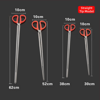 Щипка за змиорка от оризово поле, щипка за раци, щипка за морска змиорка, щипка за раци и омари, удебелена щипка за змиорка от неръждаема стомана, риболовни принадлежности