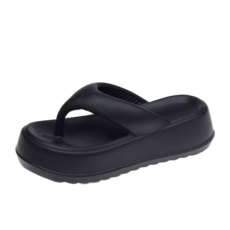 Japán STELU vastag aljú papucsok női külső viselet magasságnövelő csattal láb szabadidő tavaszi és nyári tengerparti nyaralás szar érzés szandálok