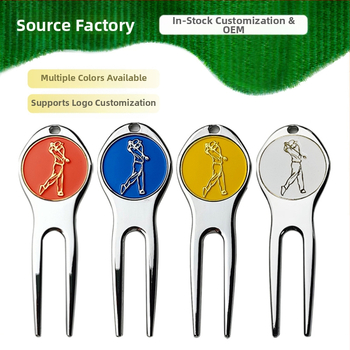 Golf zöld villa fém vasgolyó pozíciójelző multifunkcionális villa cink ötvözet fém villa kiegészítők kellékek