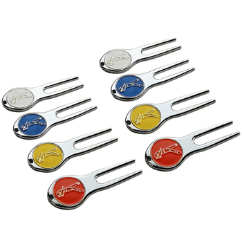 Πράσινο πιρούνι γκολφ μεταλλική σιδερένια μπάλα θέσης πολυλειτουργικό πιρούνι pitchfork μεταλλικό πιρούνι από κράμα ψευδαργύρου αξεσουάρ προμήθειες