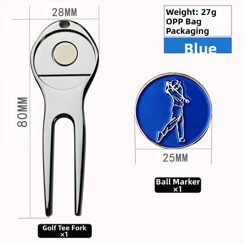 Golf zöld villa fém vasgolyó pozíciójelző multifunkcionális villa cink ötvözet fém villa kiegészítők kellékek