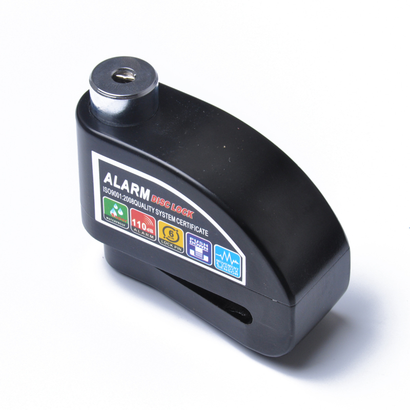 Motocikla pretaizdzīšanas slēdzene, disku bremze, Super B līmeņa slēdzenes cilindrs ar motorollera trauksmes signālu, izturīgs, kluss, stabils un pārnēsājams