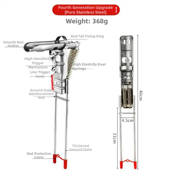 Риболовен артефакт, черна технология, напълно автоматична скоба за риболовна въдица, стойка за отскачане на въдица, риболовна въдица, изхвърляне на въдица, вложка за хвърляне на въдица, бомба за въдица