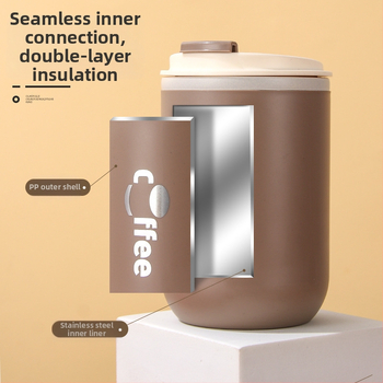 304 ανοξείδωτο ατσάλι κενού κύπελλο γραφείου καφέ φλιτζάνι κοριτσιού μικρό φορητό κύπελλο φοιτητής φορητό κύπελλο νερού χονδρικής