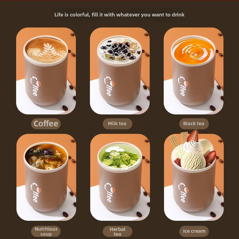 304 roostevabast terasest vaakumtops kontori kohvitass tüdrukute väike kaasaskantav tass õpilaste kaasaskantav veetops hulgimüük