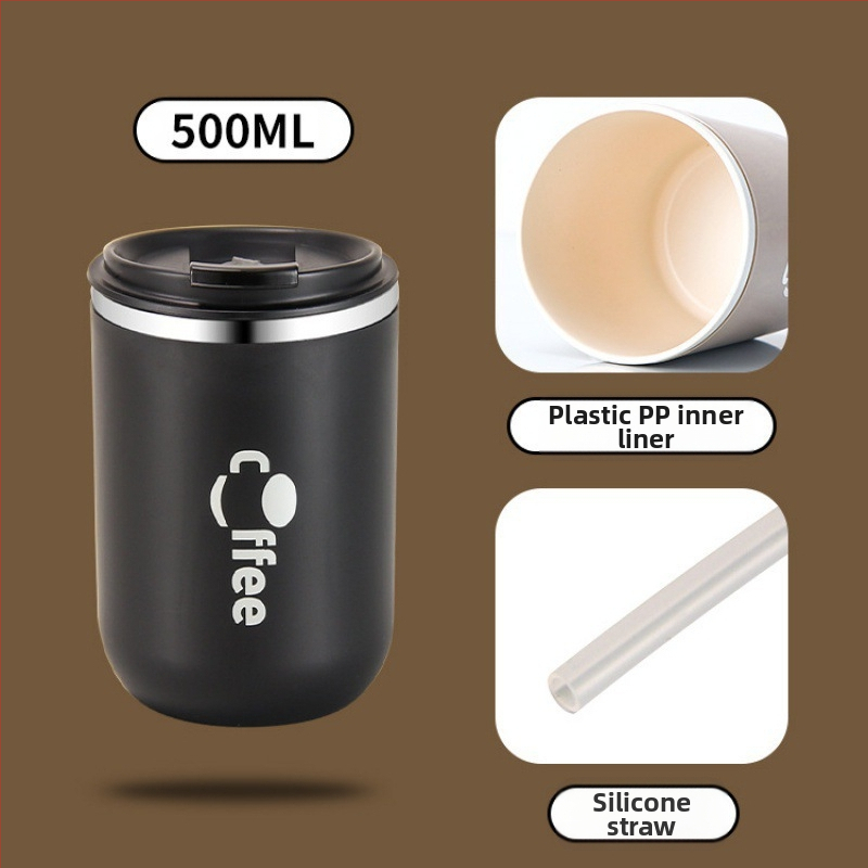 304 rozsdamentes acél vákuumos pohár irodai kávésbögre lányka kis hordozható pohár diák hordozható vízbögre nagykereskedelem