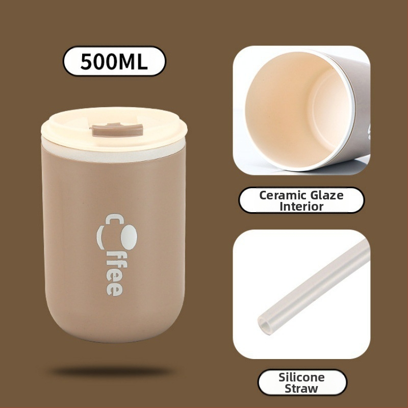 304 rozsdamentes acél vákuumos pohár irodai kávésbögre lányka kis hordozható pohár diák hordozható vízbögre nagykereskedelem