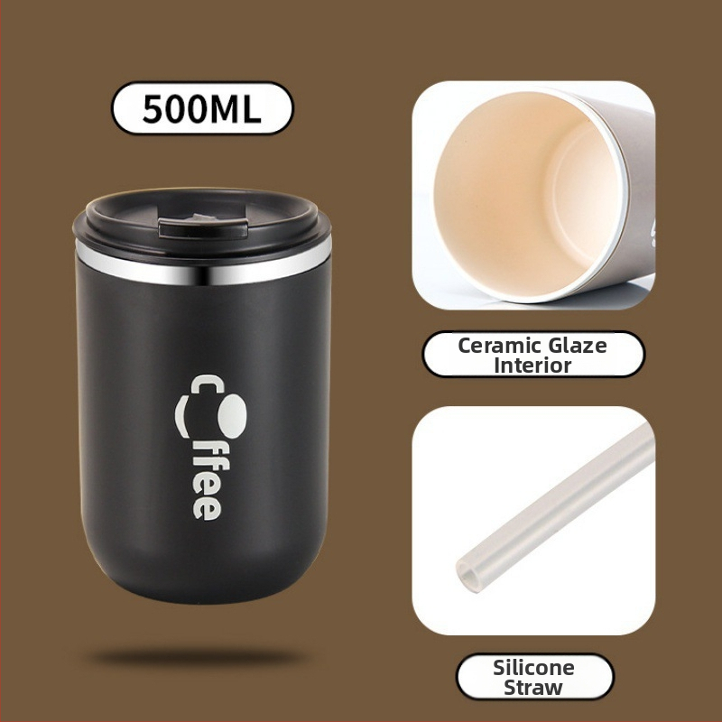 304 rozsdamentes acél vákuumos pohár irodai kávésbögre lányka kis hordozható pohár diák hordozható vízbögre nagykereskedelem