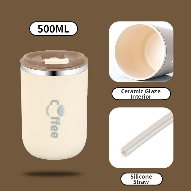 304 rozsdamentes acél vákuumos pohár irodai kávésbögre lányka kis hordozható pohár diák hordozható vízbögre nagykereskedelem