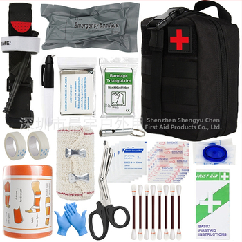 Kültéri elsősegélycsomag, túlélőeszköz-készlet, vadon élő tároló, vészhelyzeti készlet, többfunkciós taktikai terepi elsősegély-kellékek