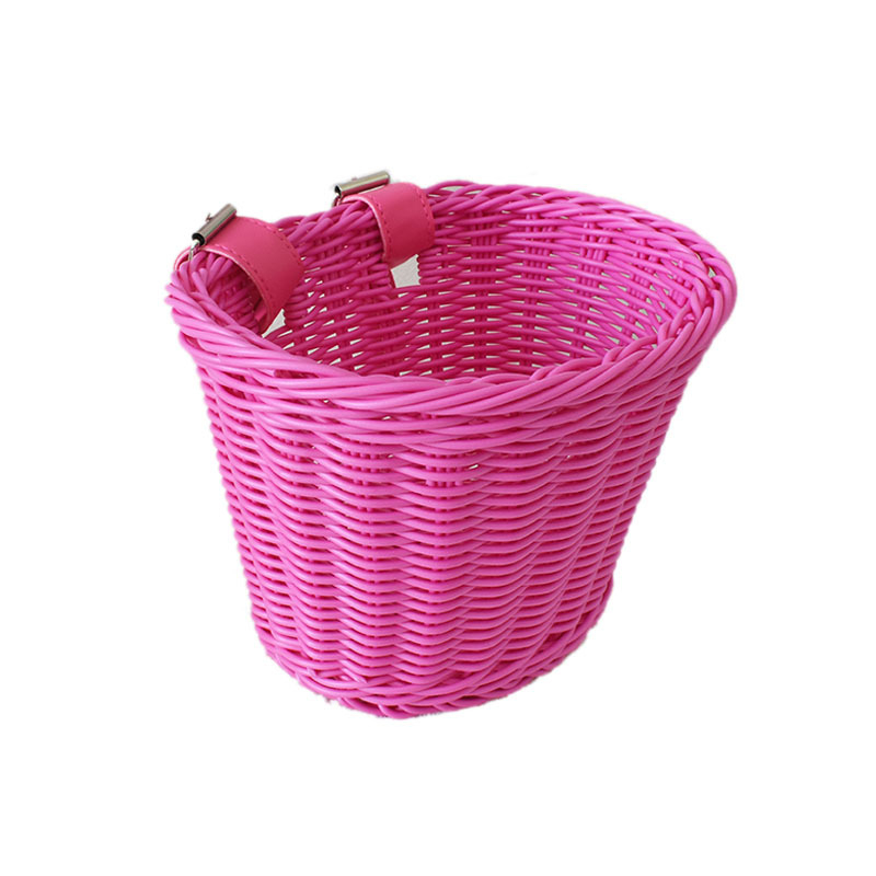 Rattan-szerű szőtt díszkosár, bicikli játékautó zsebkosár, asztali dekoráció, tárolókosár, virágkosár, tárolókosár