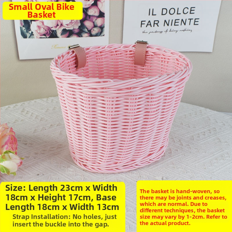 Rattan-szerű szőtt díszkosár, bicikli játékautó zsebkosár, asztali dekoráció, tárolókosár, virágkosár, tárolókosár