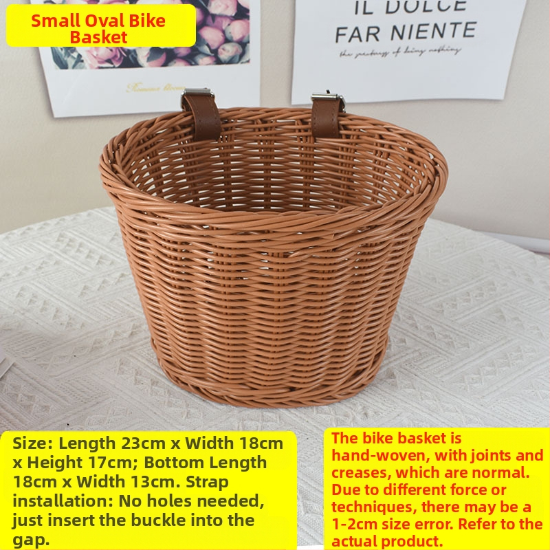 Rattan-szerű szőtt díszkosár, bicikli játékautó zsebkosár, asztali dekoráció, tárolókosár, virágkosár, tárolókosár