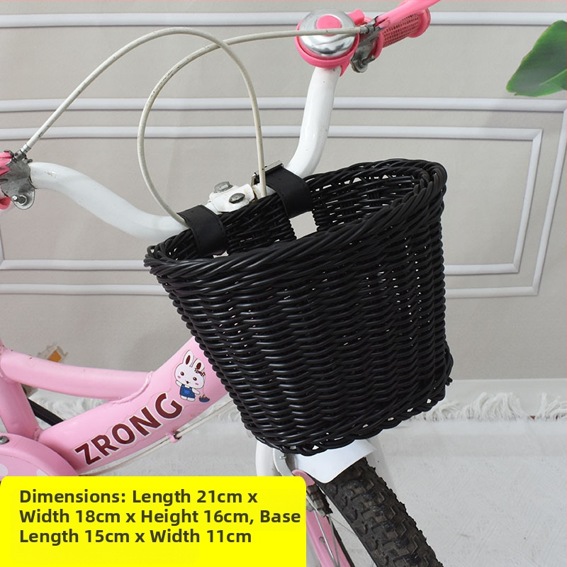 Rattan-szerű szőtt díszkosár, bicikli játékautó zsebkosár, asztali dekoráció, tárolókosár, virágkosár, tárolókosár