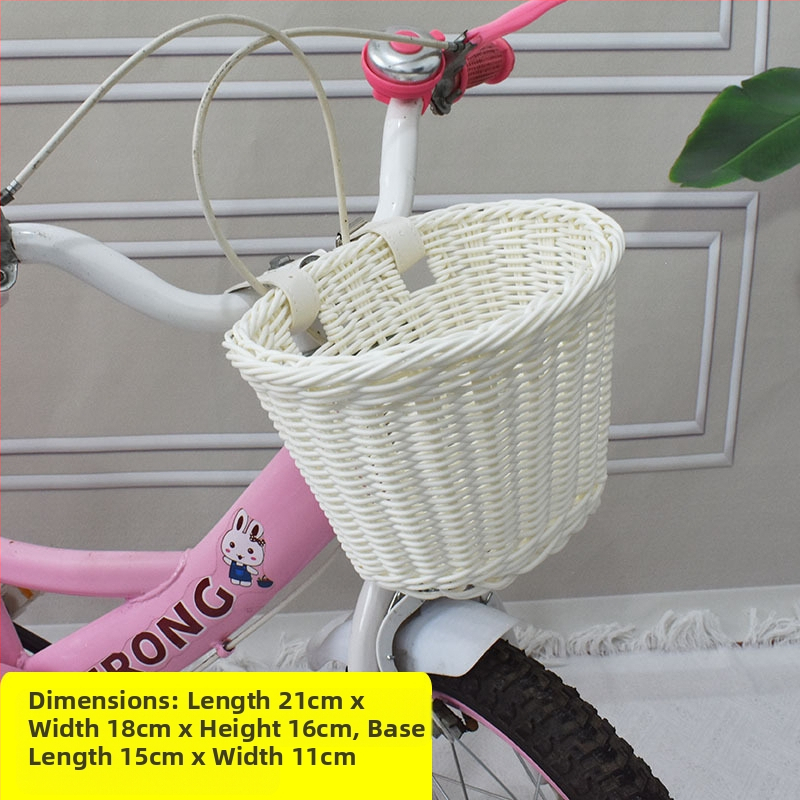 Rattan-szerű szőtt díszkosár, bicikli játékautó zsebkosár, asztali dekoráció, tárolókosár, virágkosár, tárolókosár