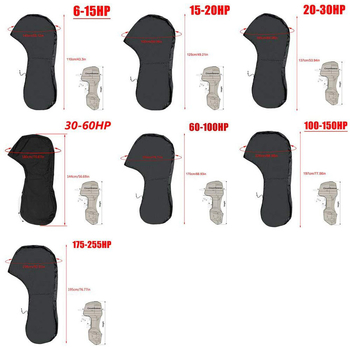 Κάλυμμα κινητήρα πλοίου με υψηλές πωλήσεις σε διασυνοριακό επίπεδο, αδιάβροχο και ανθεκτικό στη σκόνη κάλυμμα βροχής, κάλυμμα εξωλέμβιας μηχανής γιοτ, κάλυμμα προστασίας κινητήρα