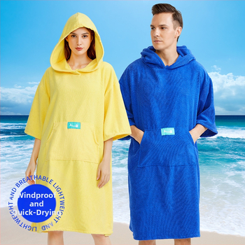 Mikropluošto rankšluostis, chalatas, suaugusiųjų sugeriantis chalatas, nešiojamas gobtuvas, vonios rankšluostis, maudymosi, nardymo, šilto paplūdimio rankšluosčio