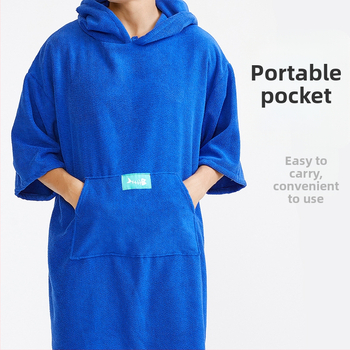 Mikropluošto rankšluostis, chalatas, suaugusiųjų sugeriantis chalatas, nešiojamas gobtuvas, vonios rankšluostis, maudymosi, nardymo, šilto paplūdimio rankšluosčio