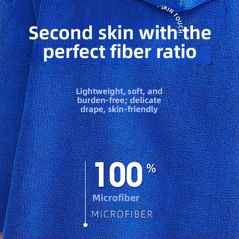 Микрофибърна кърпа за баня за възрастни, абсорбираща халат за баня, носена с качулка, плуване, гмуркане, топла плажна кърпа