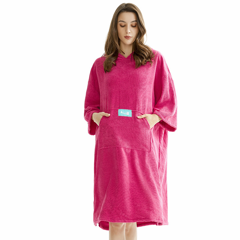 Mikropluošto rankšluostis, chalatas, suaugusiųjų sugeriantis chalatas, nešiojamas gobtuvas, vonios rankšluostis, maudymosi, nardymo, šilto paplūdimio rankšluosčio