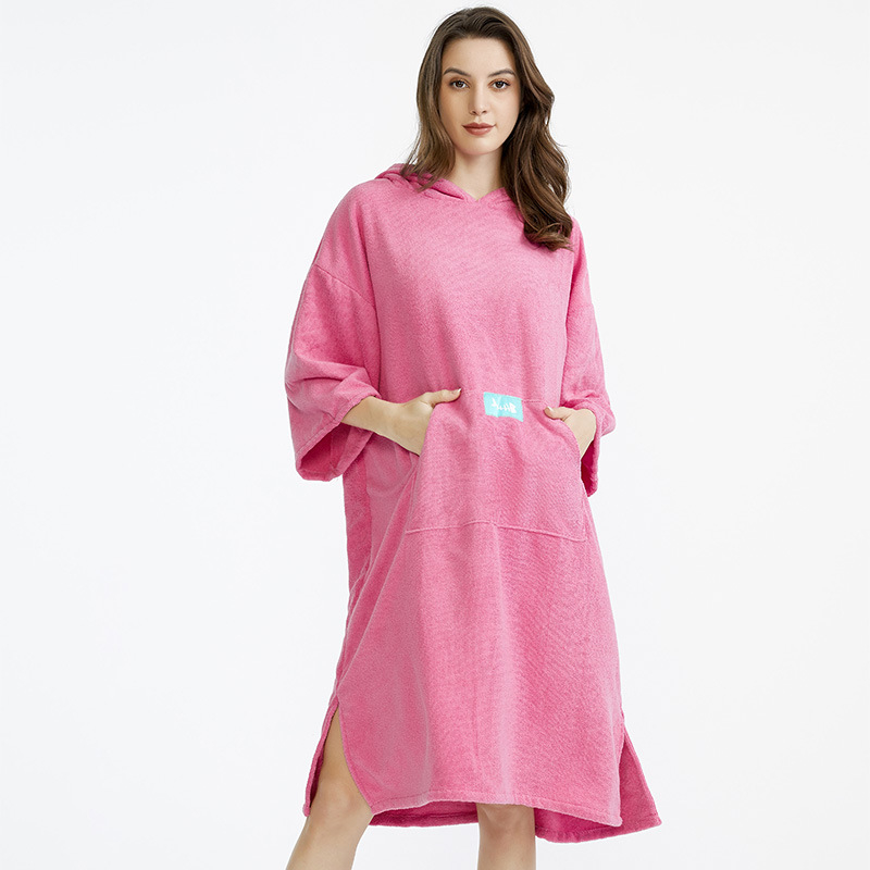 Mikropluošto rankšluostis, chalatas, suaugusiųjų sugeriantis chalatas, nešiojamas gobtuvas, vonios rankšluostis, maudymosi, nardymo, šilto paplūdimio rankšluosčio