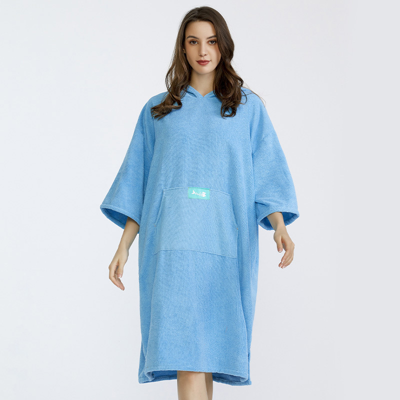 Mikropluošto rankšluostis, chalatas, suaugusiųjų sugeriantis chalatas, nešiojamas gobtuvas, vonios rankšluostis, maudymosi, nardymo, šilto paplūdimio rankšluosčio